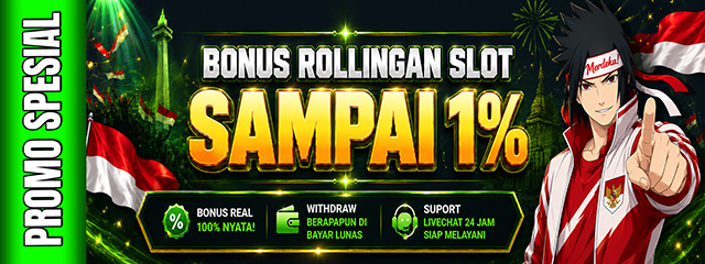BONUS ROLLINGAN SLOT 1%
